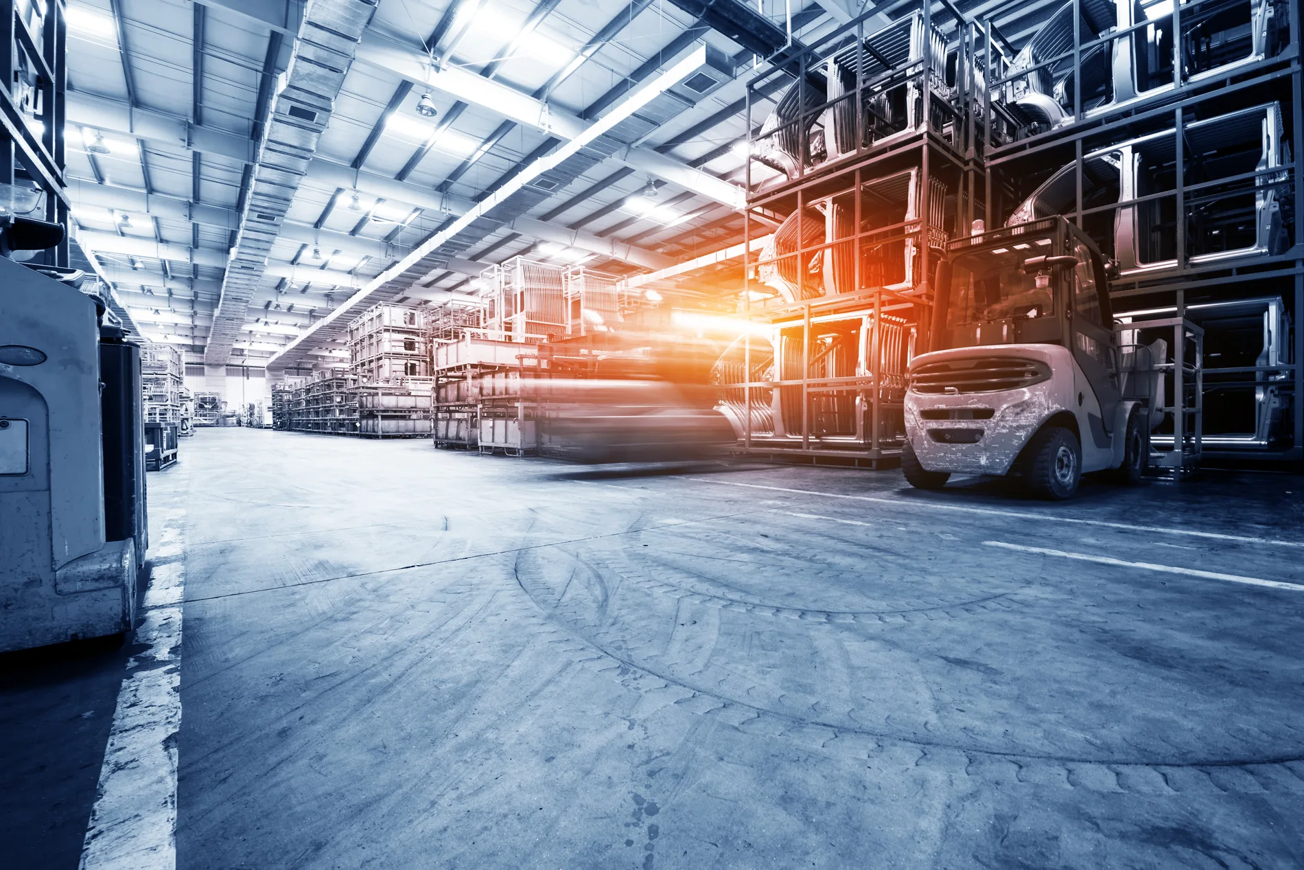 Produktion mit effizienter Beleuchtung
